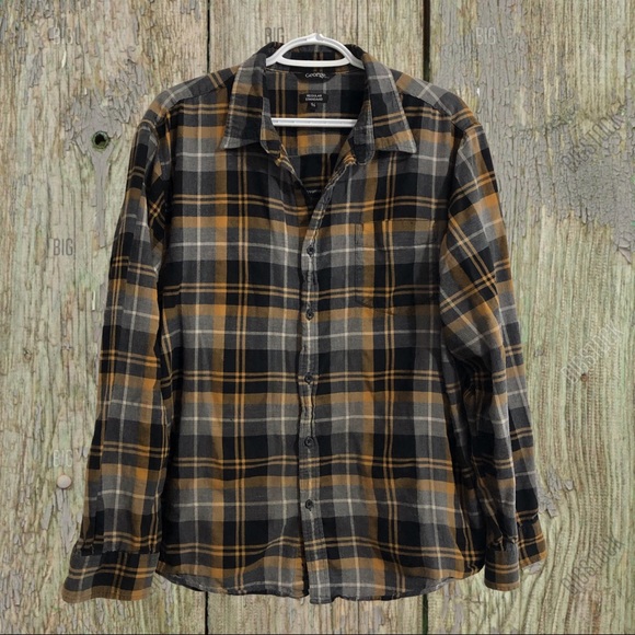 Custom upcycled “Keith Urban” plaid shirt. XL - Picture 4 of 4